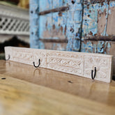 Indian Handmade Carved Solid Wood Wall Hanger 158